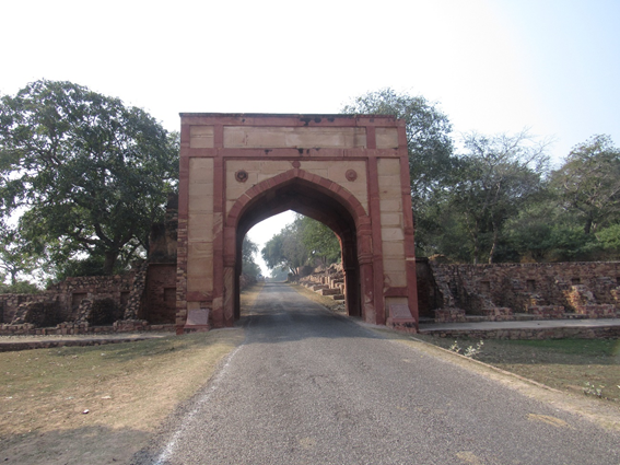 Portão de entrada de Fatehpur Sikri a cidade fantasma