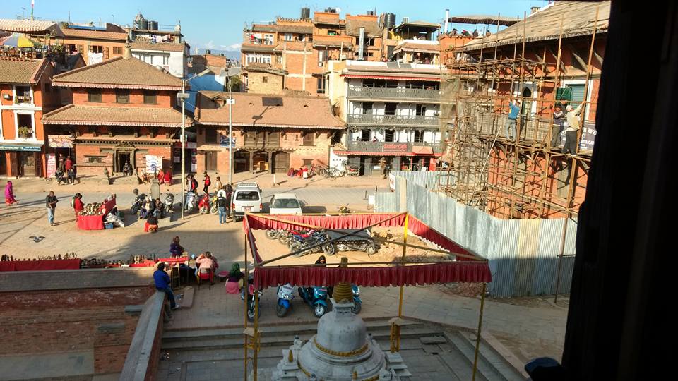 Katmandu sendo reconstruída