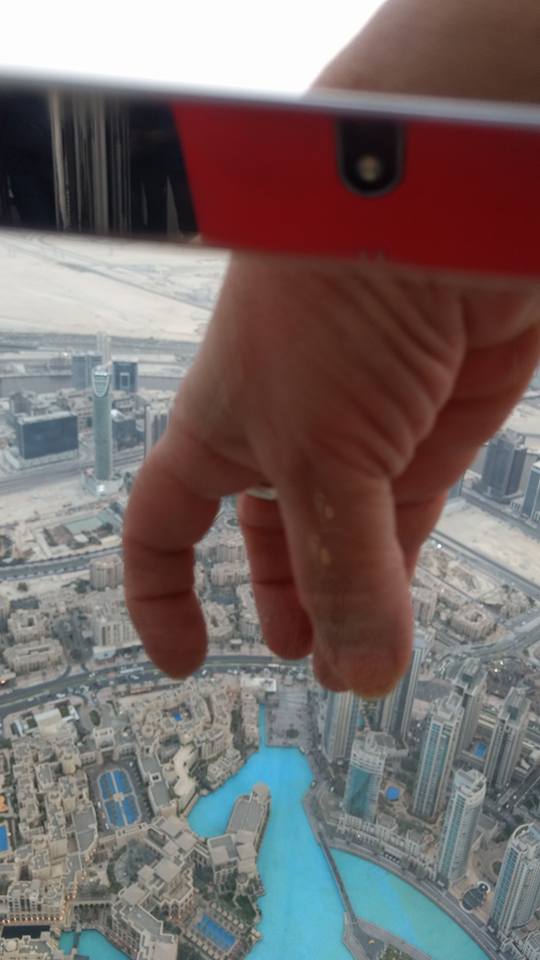 Do alto do Burj Khalifa