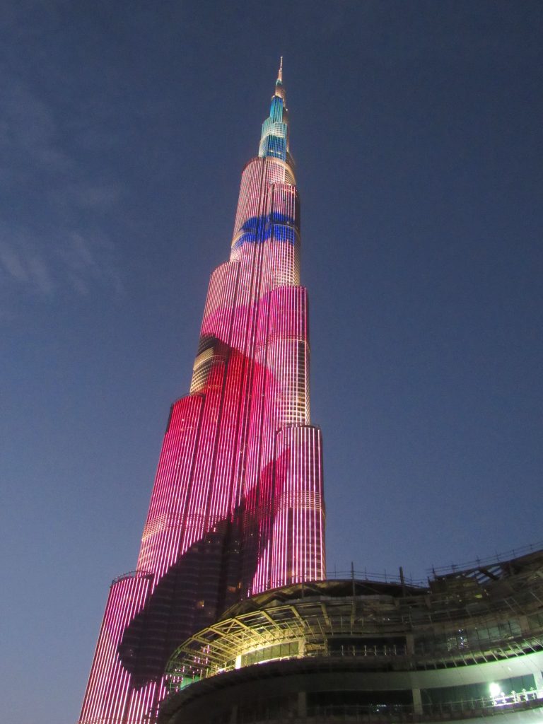Burj Khalifa à noite