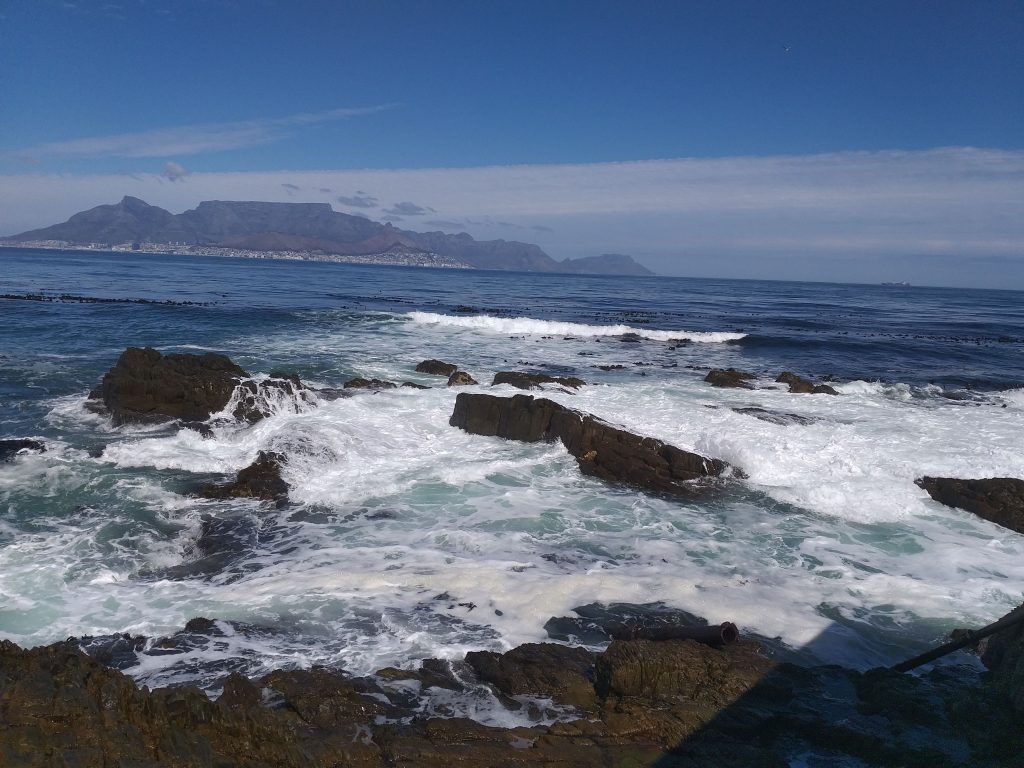 Table Mountain ao fundo - Cidade do Cabo - África do Sul