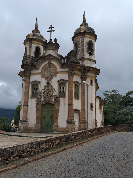 Fachada da Igreja de São Francisco de Assis - Ouro Preto - Minas Gerais