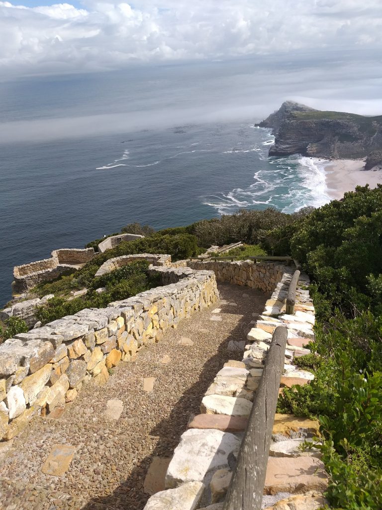 Subida para o mirante - Cabo da Boa Esperança - África do Sul